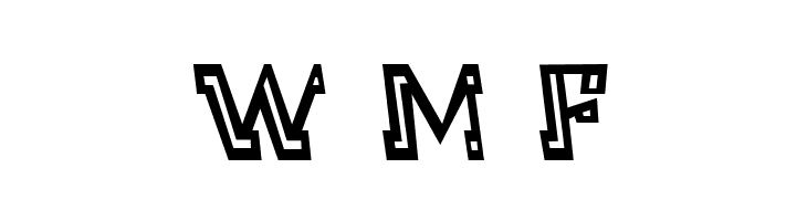 LEADvilleASTROnaut Inline  Free Fonts Download