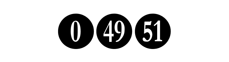 Numberpile-Regular  Free Fonts Download
