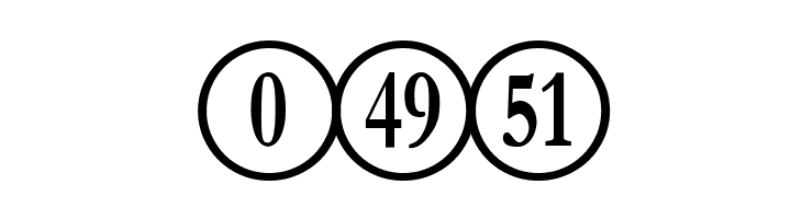 NumberpileReversed-Regular  Free Fonts Download