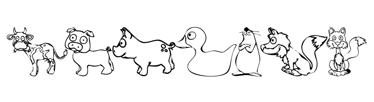 KR Barnyard Scraps  Free Fonts Download