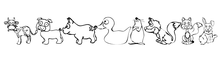 KR Barnyard Scraps  Free Fonts Download