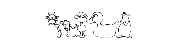 KR Barnyard Scraps  Free Fonts Download