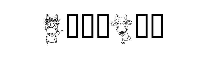 KR Barnyard Scraps  Free Fonts Download