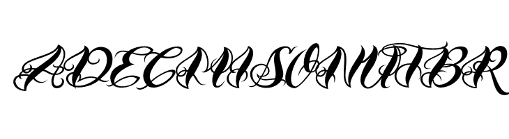 VTC-BadTattooHandOne  Free Fonts Download