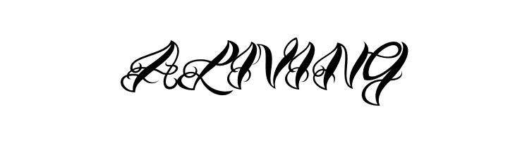 VTC-BadTattooHandOne  Free Fonts Download