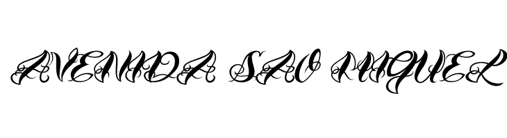 VTC-BadTattooHandOne  Free Fonts Download