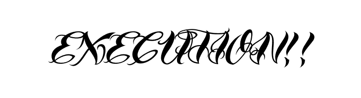 VTC-BadTattooHandOne  Free Fonts Download