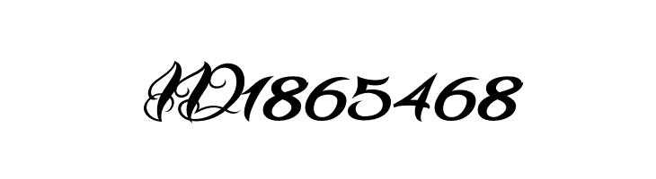 VTC-BadTattooHandOne  Free Fonts Download