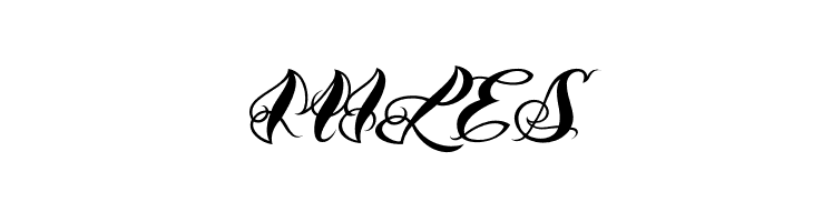 VTC-BadTattooHandOne  Free Fonts Download