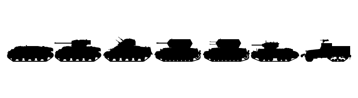 Tanks-WW2  Free Fonts Download