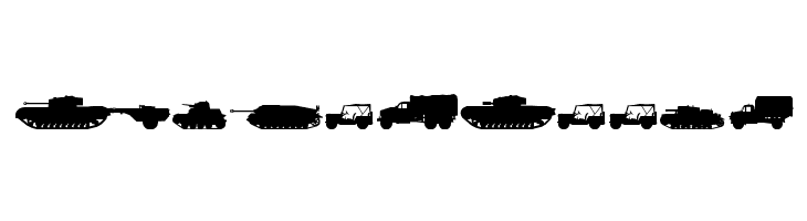 Tanks-WW2  Free Fonts Download