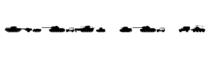 Tanks-WW2  Free Fonts Download