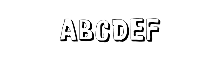 Cartoonic Massive 3D  Free Fonts Download