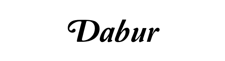 Dabur Amperzand Font