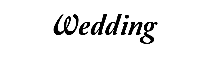 Wedding Amperzand Font