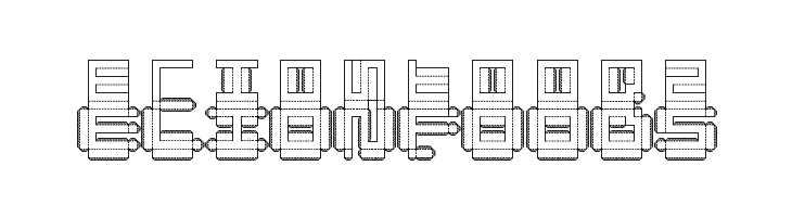 Punched Out Regular  Free Fonts Download