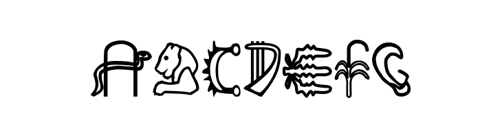 FakeHieroglyphs  Free Fonts Download