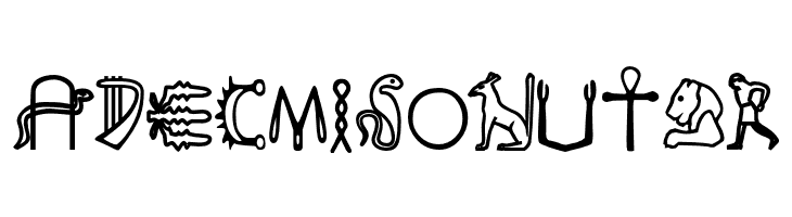 FakeHieroglyphs  Free Fonts Download