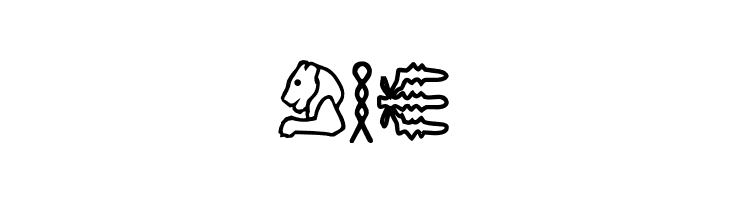 FakeHieroglyphs  Free Fonts Download