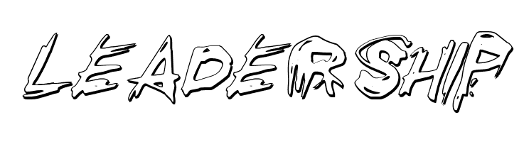 Righteous Kill Outline Italic  Free Fonts Download