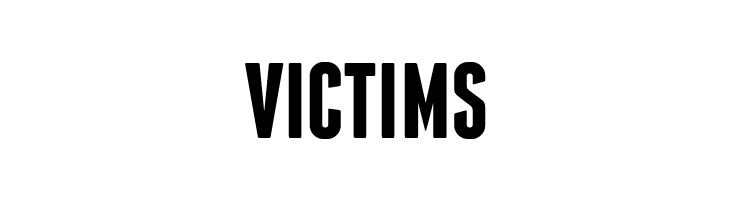 VICTIMS Franchise Bold Font