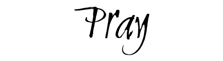 Pray CliveBarker Font
