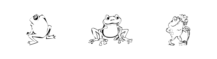 KR Frogs for Jennifer  Free Fonts Download