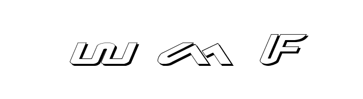 Xephyr Expanded Shadow Italic  Free Fonts Download