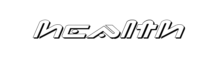 Xephyr Expanded Shadow Italic  Free Fonts Download