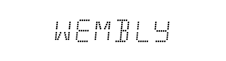 Minisystem-Regular  Free Fonts Download