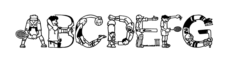 AlphaSports  Free Fonts Download