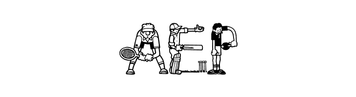 AlphaSports  Free Fonts Download