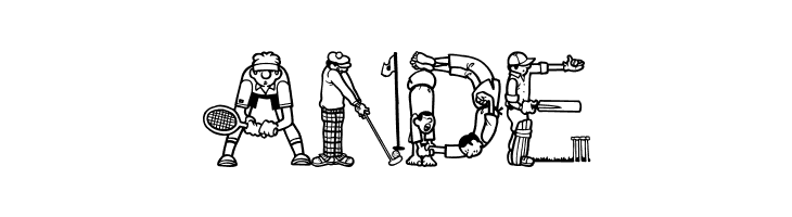 AlphaSports  Free Fonts Download