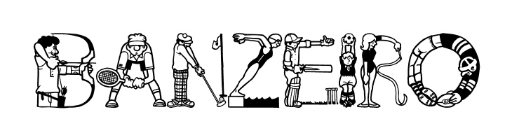 AlphaSports  Free Fonts Download