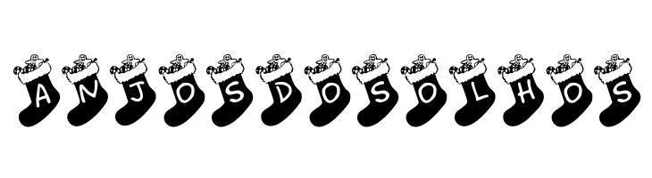 Chausettes de Noel  Free Fonts Download