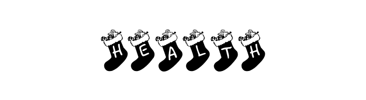 Chausettes de Noel  Free Fonts Download
