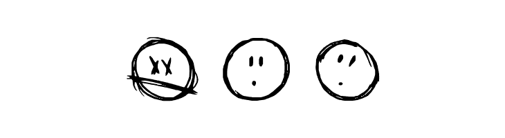Sketchy Smiley  Free Fonts Download