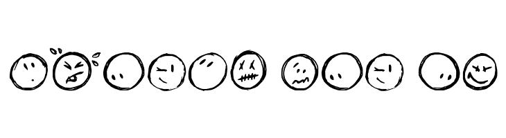Sketchy Smiley  Free Fonts Download