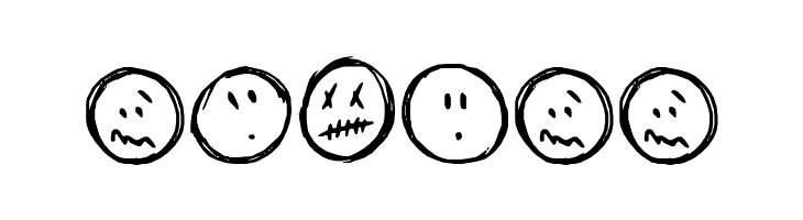 Sketchy Smiley  Free Fonts Download