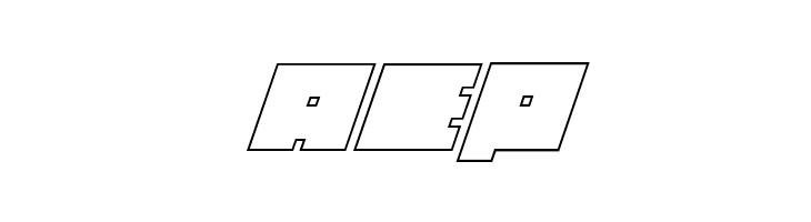 Anakefka Outline Italic  Free Fonts Download