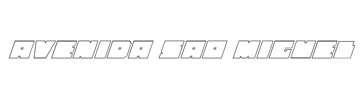 Anakefka Outline Italic  Free Fonts Download