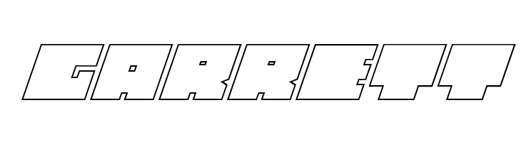 Anakefka Outline Italic  Free Fonts Download