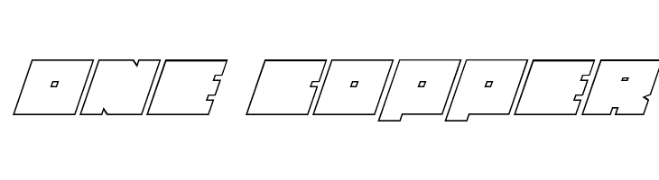 Anakefka Outline Italic  Free Fonts Download