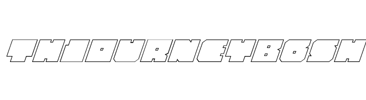 Anakefka Outline Italic  Free Fonts Download