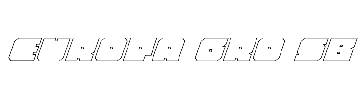 Anakefka Outline Italic  Free Fonts Download