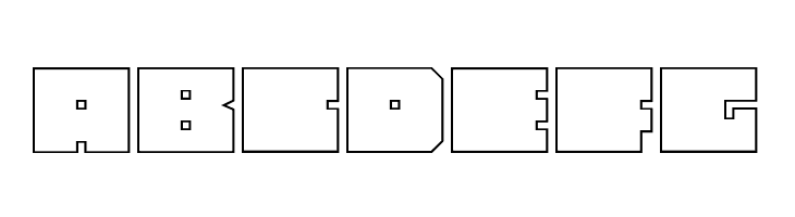 Anakefka Outline  Free Fonts Download