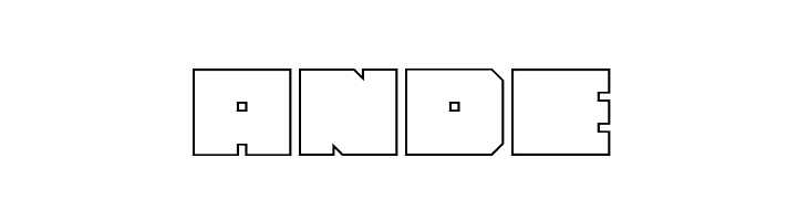 Anakefka Outline  Free Fonts Download