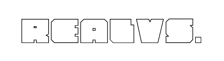 Anakefka Outline  Free Fonts Download