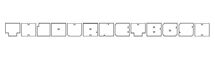 Anakefka Outline  Free Fonts Download