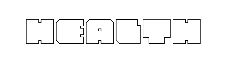 Anakefka Outline  Free Fonts Download